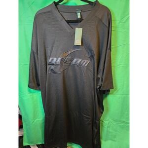 Wild Fable Womens Black Mesh V Neck Jersey Tunic Dress Size 3X